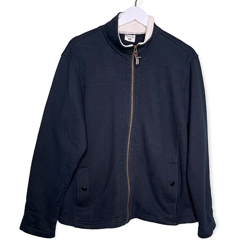 Columbia Women’s Full Zip Long Sleeve Jacket‎ in Black Size 1X
